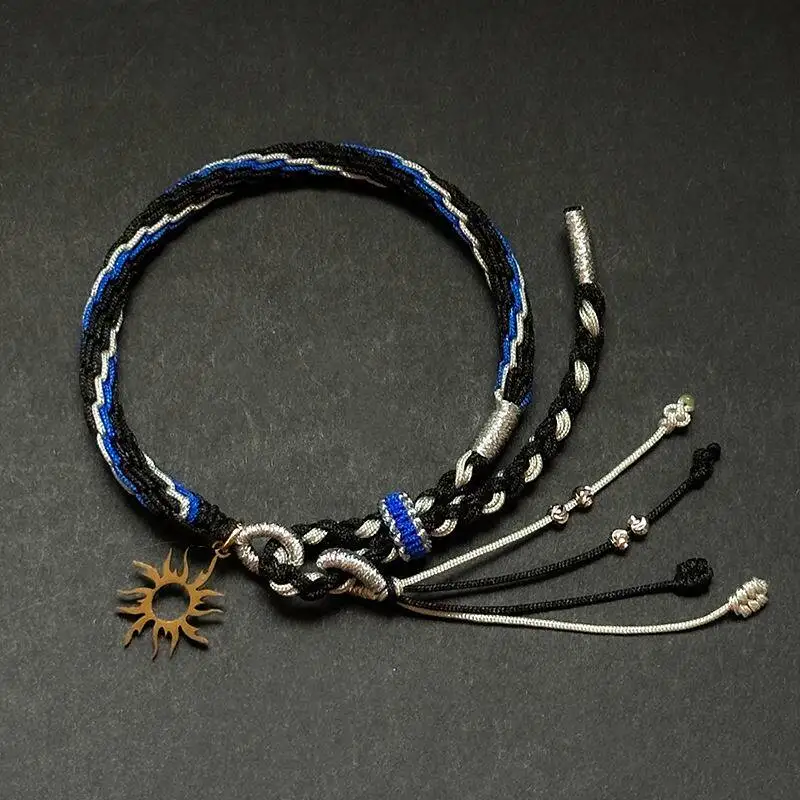 In Stock 2026 Arknights Game Anime Cos  Exusiai Ulpianus Thorns Lappland SilverAsh W Etc. Leisure Bracelet Hand Rope Present