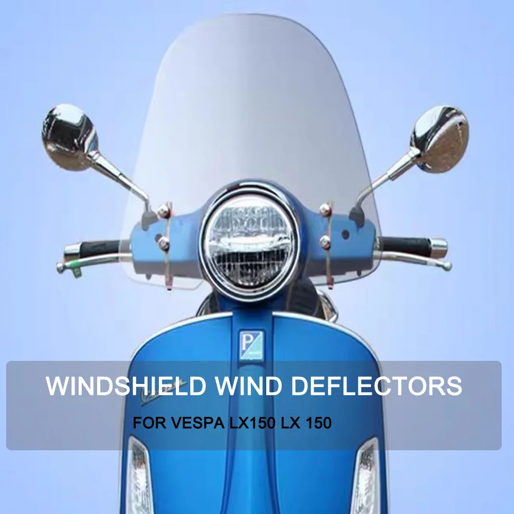 For Piaggio LX150 LX 150 Windshield Wind Deflectors Windscreen For Vespa LX150 LX 150