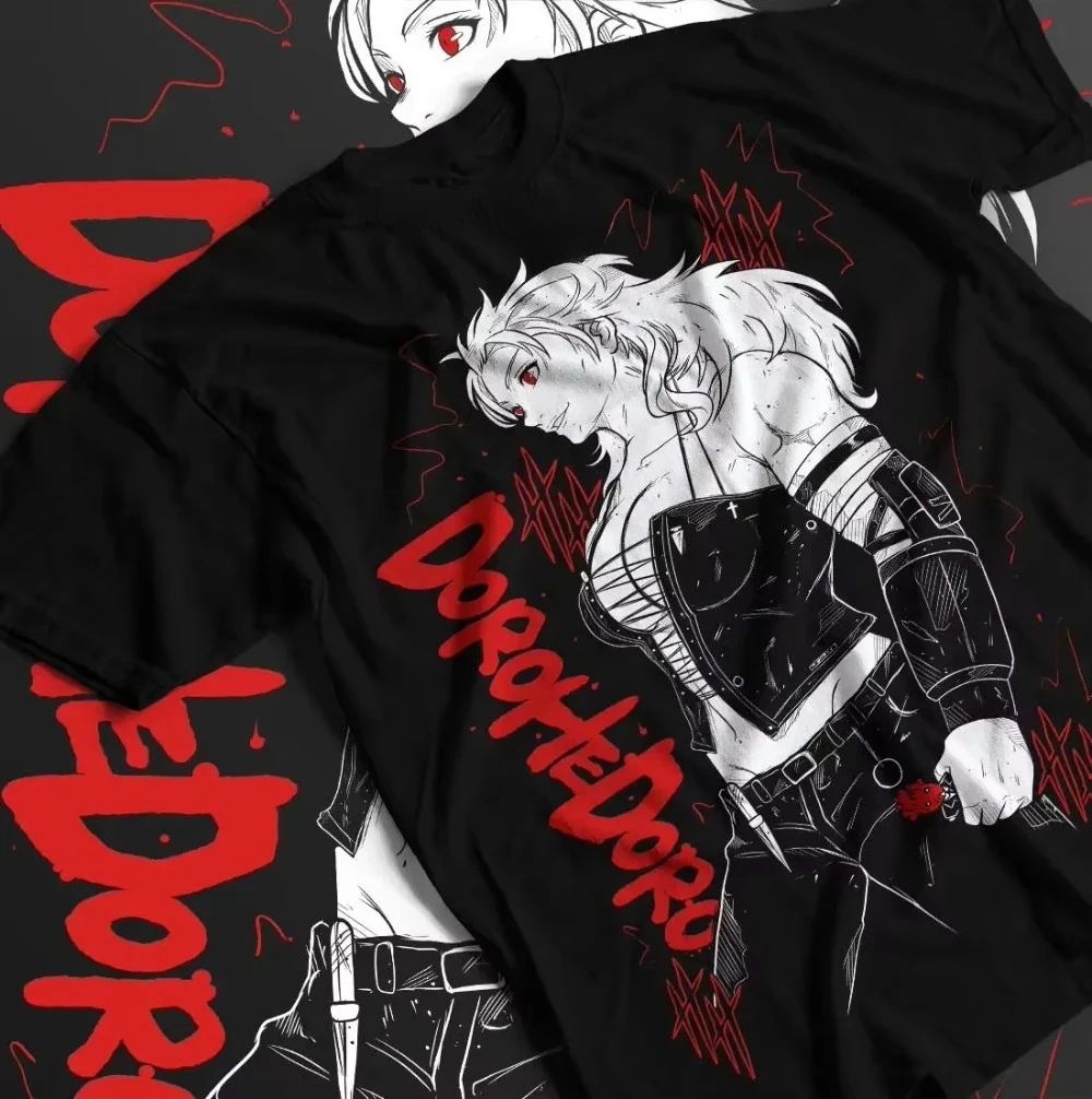 T-shirt manches courtes homme femme coton bienvenue au Chaos Anime Manga unisexe Dorohedoro T-Shirt Animation périphérique cadeaux