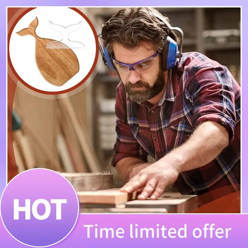 

Food Board Handle Template Clear Cutting Board Router Template With Woodworking Stroke Template Laser Cutting Guide Tool Durable