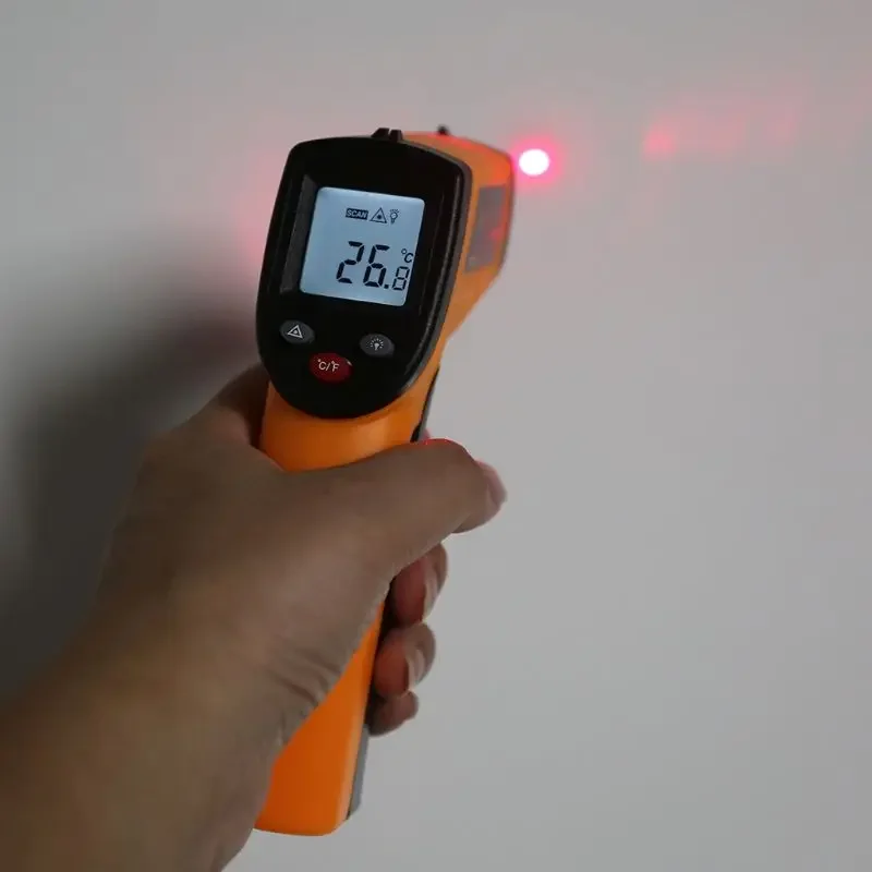 -50℃~400℃ Non-Contact Infrared Thermometer IR Laser Thermometer Handheld Digital Temperature Tester Industrial Thermometer TH201