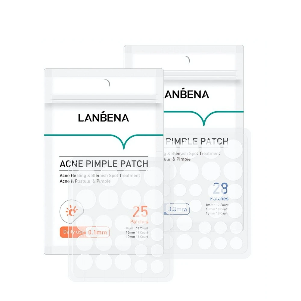 LANBENA-Parche Invisible para eliminación de espinillas y acné, pegatinas de eliminación de acné, tratamiento de imperfecciones, removedor de espinillas Maestro de acné, pegatinas diarias/nocturnas