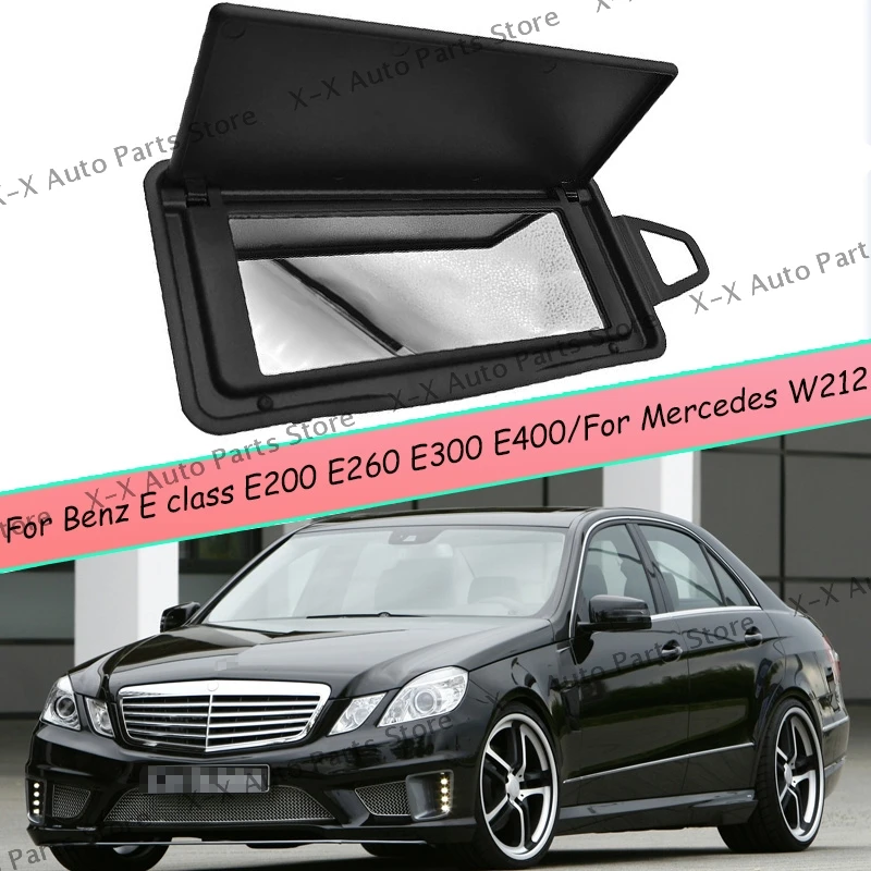 2128108100 Car Sun Shade Visor Makeup Cosmetic Mirror Cover Replacement For Benz E class E200 E260 E300 E400/For Mercedes W212