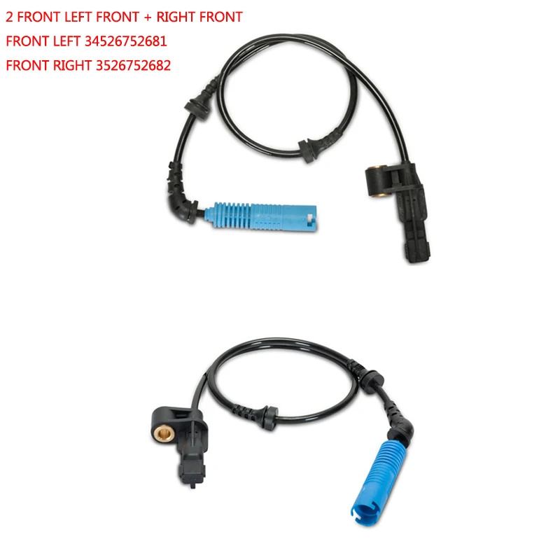 New ABS Sensor Speed Sensor Front Axle Left +Right for BMW E46 316 318 320 330 Z4 E85 E86 1998-2005 oem 34526752681 34526752682