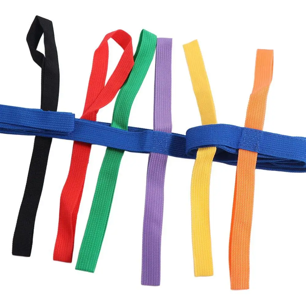 Multi-color Safety Walking Rope Colorful Handles Anti‑Lost Toddler Walking Rope Lightweight Adjustable Short Walking Rope