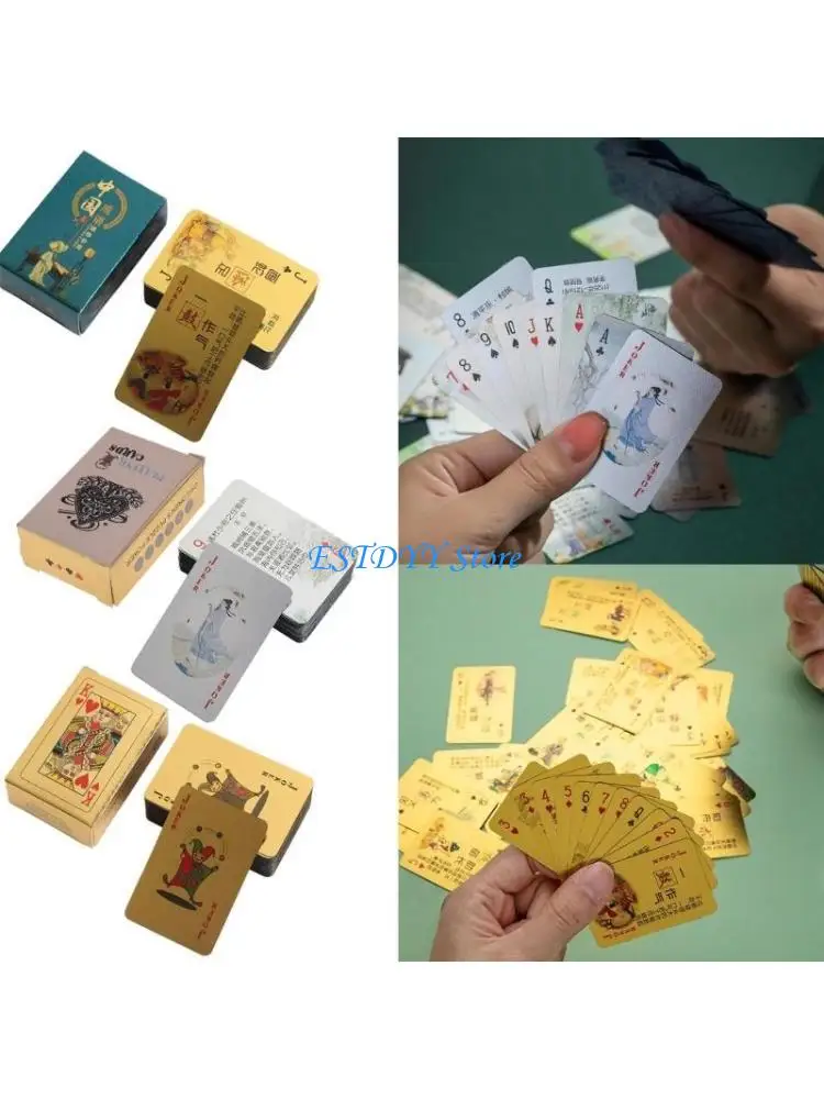 G6DE Miniature PET Cards Mini Playing Cards Family Game Tools for Adults