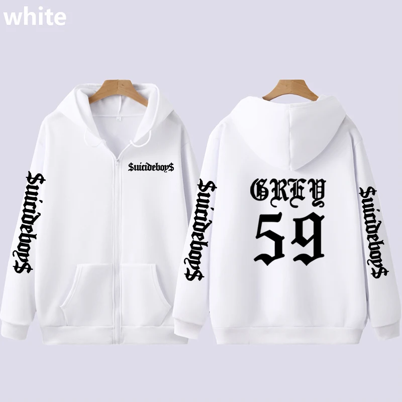 Suicideboys G59 Zipper Sweatshirt  Suicideboys Gift to Fans Hip-Hop Style O-Neck Sweatshirt  Suicideboys Peripheral Goods Winter