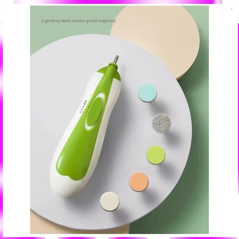 N98R الرضع أدوات للعناية الشخصية 6 في 1 الطفل مسمار المتقلب الكهربائية ملف كليبرز مجموعة تشذيب الأظافر للأطفال الصغار أو الكبار #1