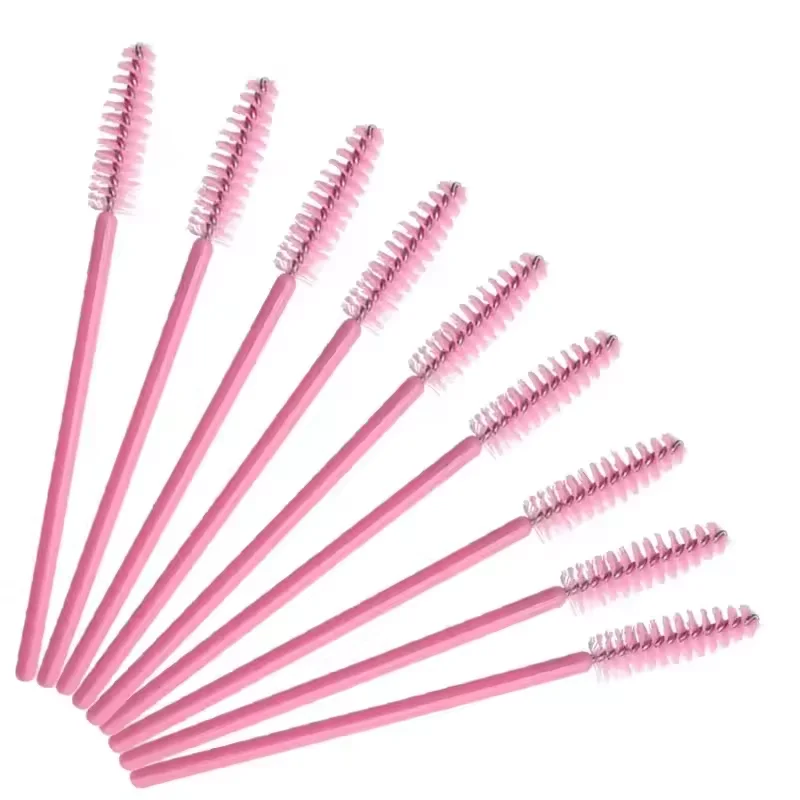 50 pz Pennello Per Trucco Mascara Bacchetta Applicatore Innesto Ciglia Estensione Usa E Getta Mascara Spazzole per Occhi Sopracciglio Strumenti All'ingrosso