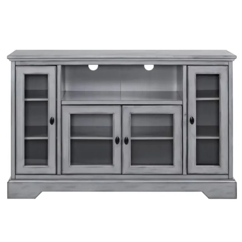 

# x Деревянная подставка для телевизора со стеклянной дверью, развлекательный центр для 65-дюймового телевизора, современная подставка для телевизора со стеклянной дверью, сервант-буфет