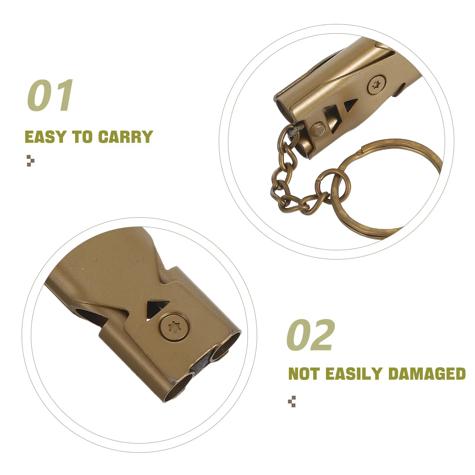 Rescue Whistle High Decibel Survival Outdoor Emergency Portable Lifeguard Hiking Camping Dog Training Loud Signal