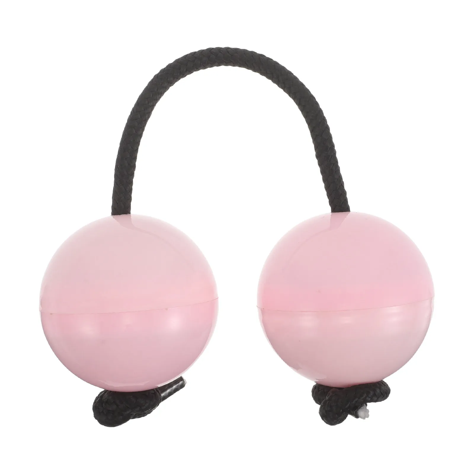 Handheld Kashaka Shaker African Rhythmic Percussion Instrument Double Balls Musical Rattle for Music Education Stage Festival
