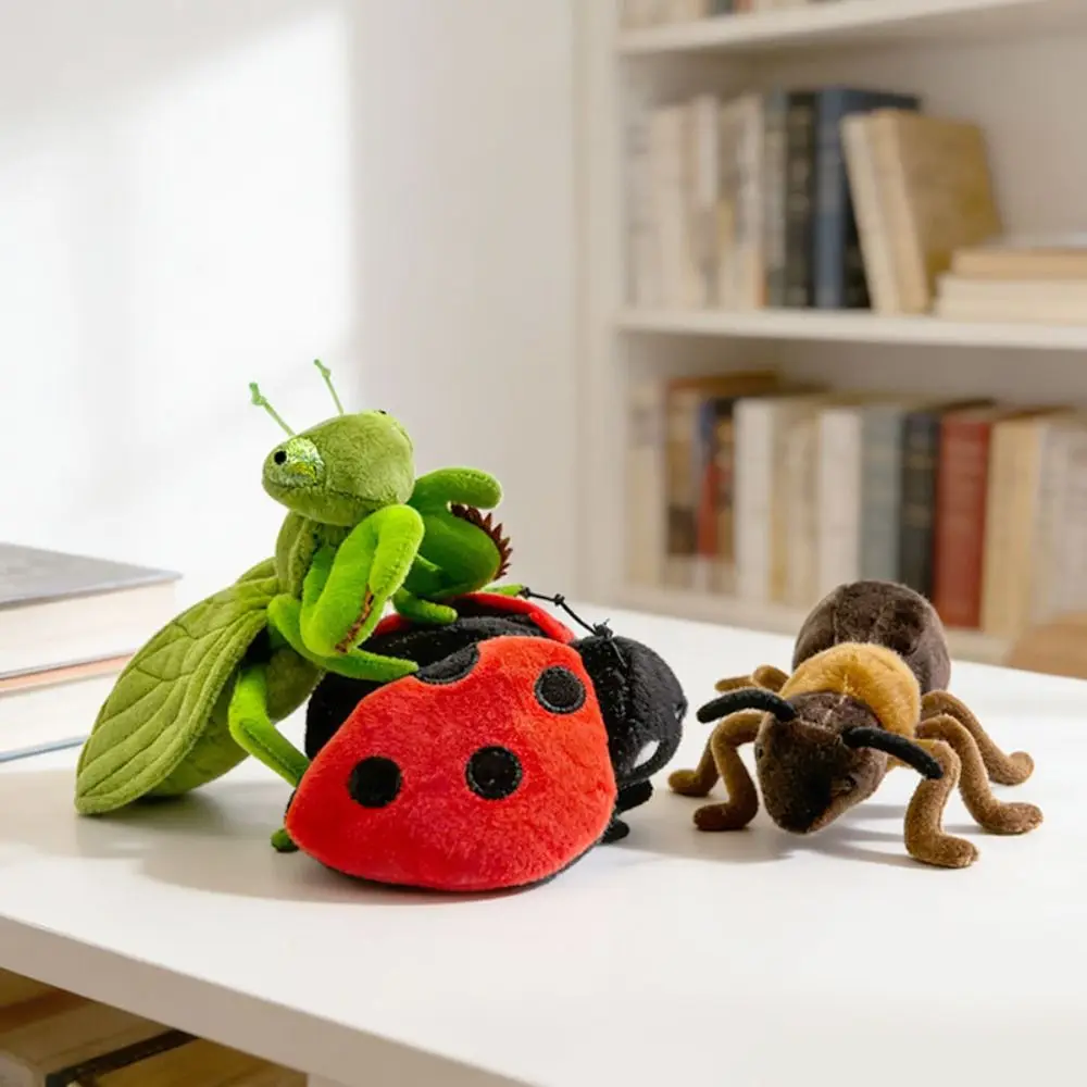 Creative Cute Simulation Insect Educational Bee Ant Butterfly Stuffed Realist Mantis Spider Student