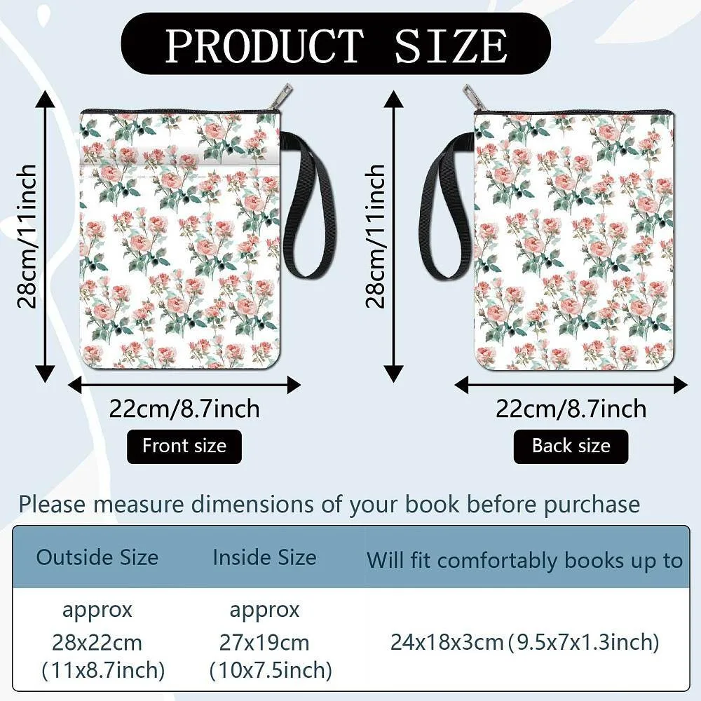 Cloth Book Cover Notebook Wraps Rectangle June Rose 280x220mm