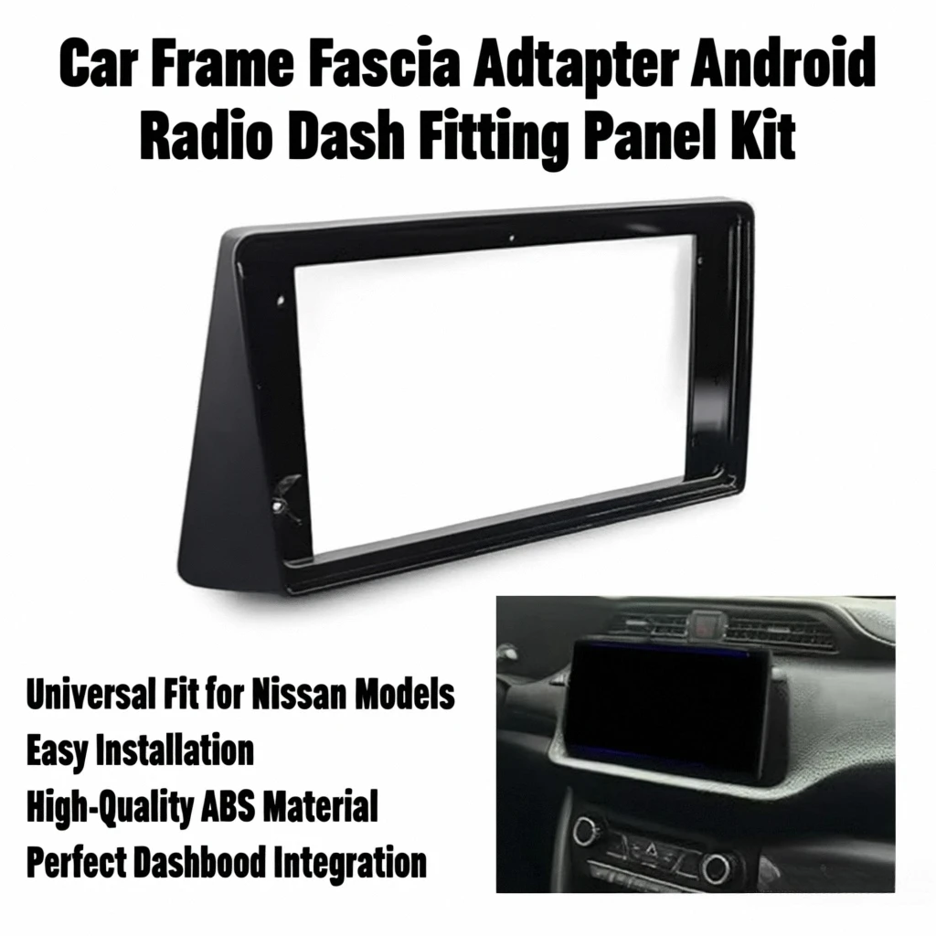 

Автомобильный адаптер для рамки, Android-радио, комплект панели для крепления приборной панели для Nissan Kicks Micra Versa Almera