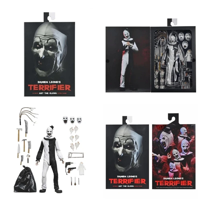 Domestic Edition Art The Clown Terrifier 7 Inch Ultimate Action Figure Neca  Chinese Version Horror  With Interchangeable Toy view 2