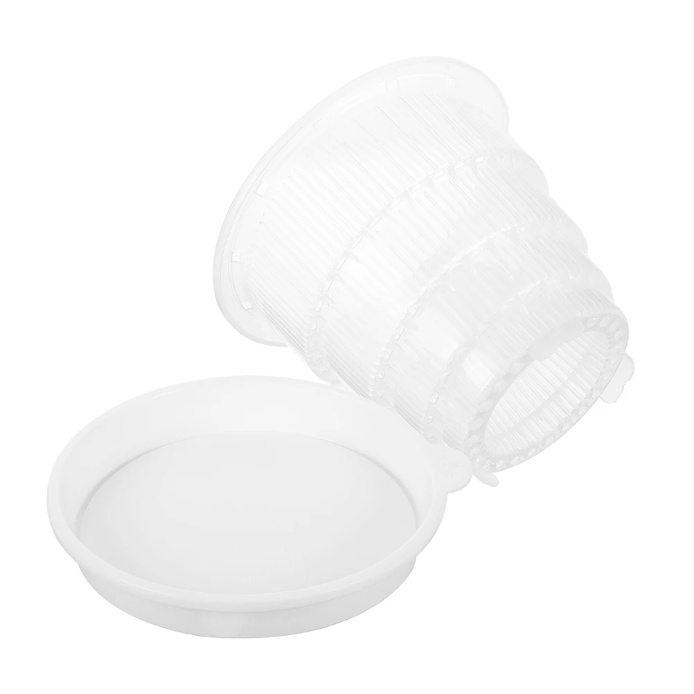 

Clear Root Control Planter PP Material Transparent Garden Flower Pot for Plants Vegetables Easy Decorative Containers