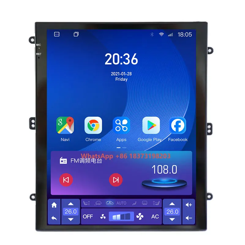 

Car Player 10 Inch Touch Screen Android Auto Carplay Double Din High Sound Quality Full HD 1280*720/2K Car Stereo Radio Audio