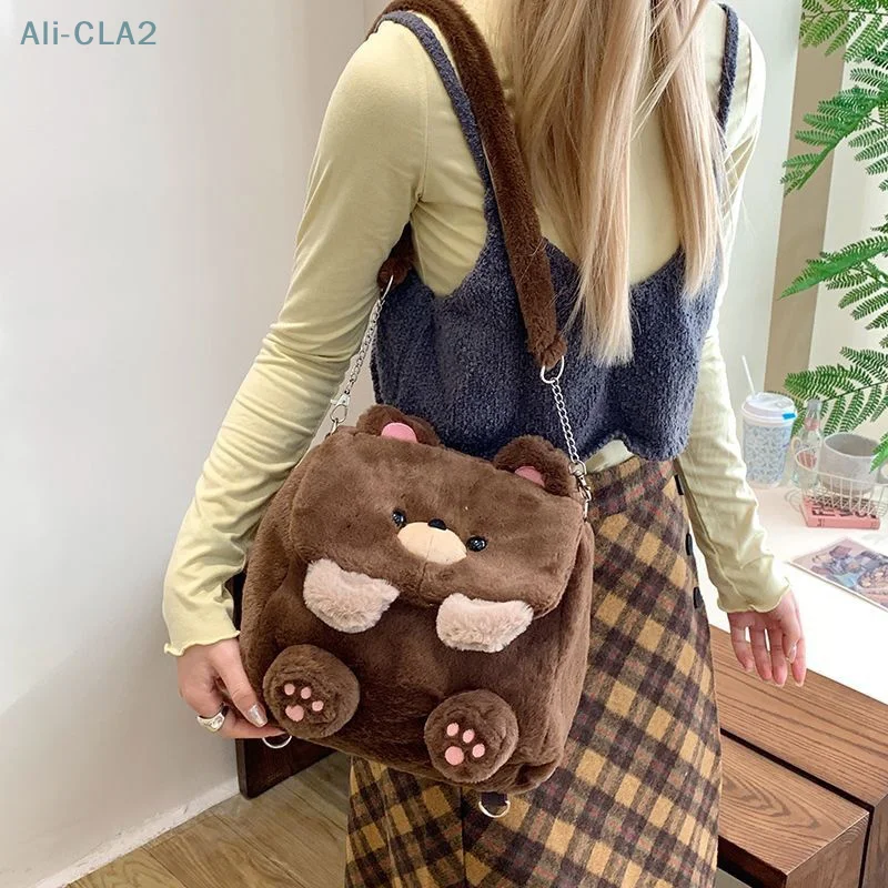

Japanese Backpack Cartoon Large Capacity Storage Bag Schoolbag Student Crossbody Bag School Bag Kawaii Plush Bear