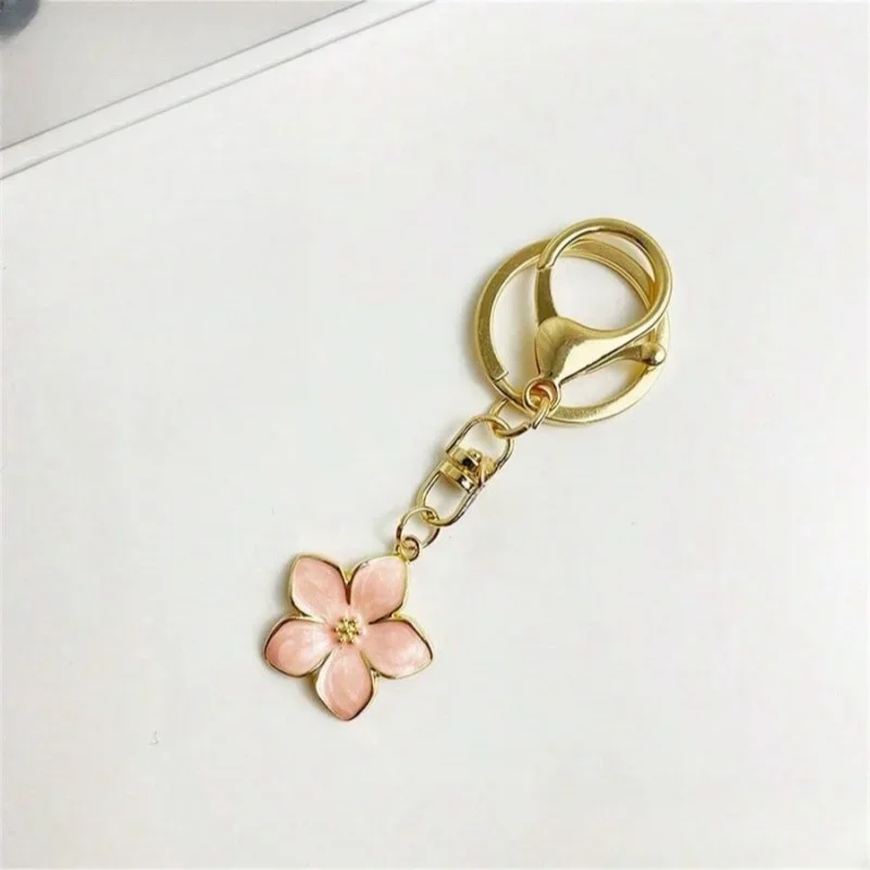 White Pear Blossom Keychain Cute Accessories Keychain Couple Matching  Keyrings Pendant Wholesale Items For Boutique