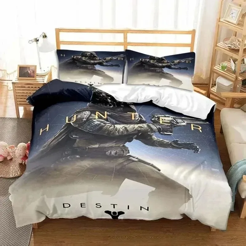 Ensemble de literie imprimé 3D Game Destiny, housse de couette de chambre à coucher, housses de couette, simple, double, king size, textile de maison