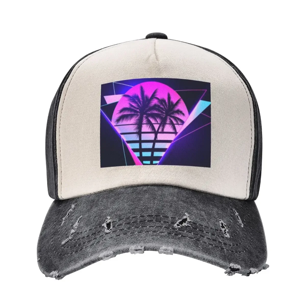 Retrowave T-Shirt Baseball Cap Luxury Hat Big Size Hat Bobble Hat Woman Men's