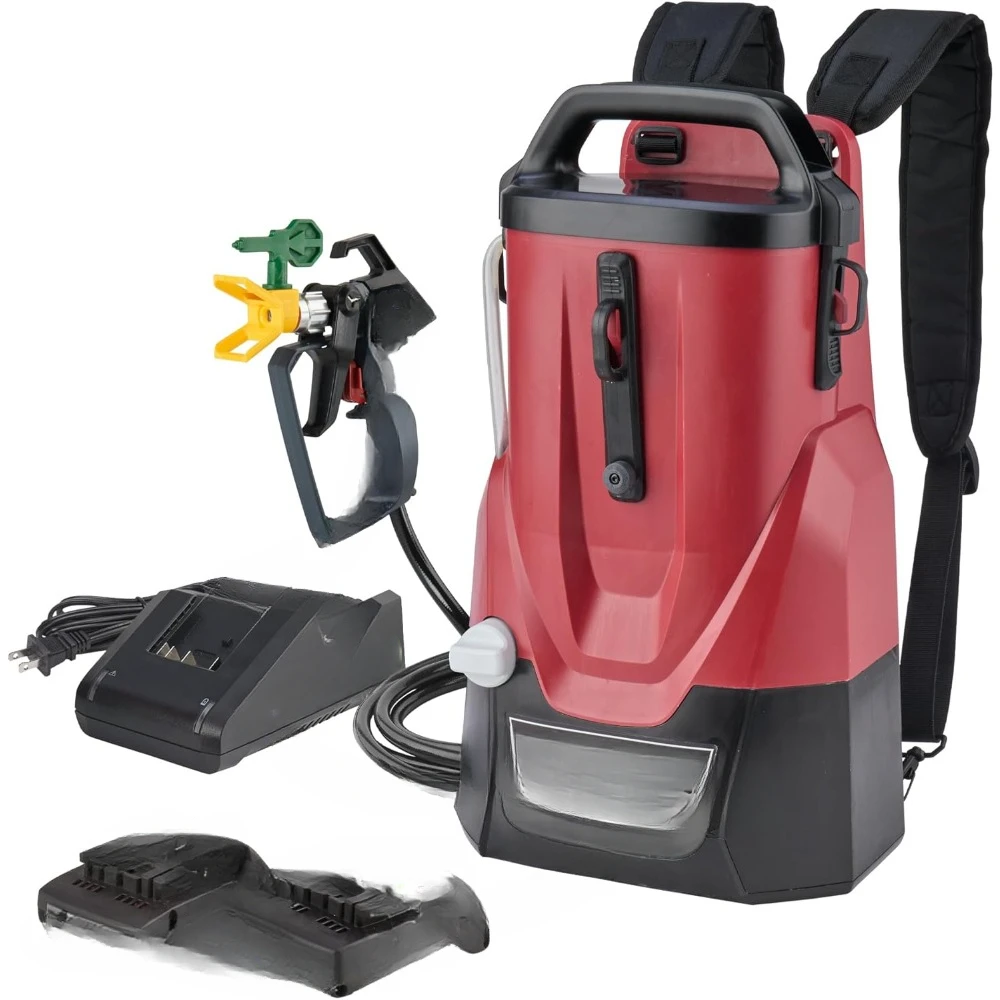 Efficiency Airless Paint Sprayer, HEA Technology Decrease Overspray by up to 55%, Cordless Allows You to go Anywhere