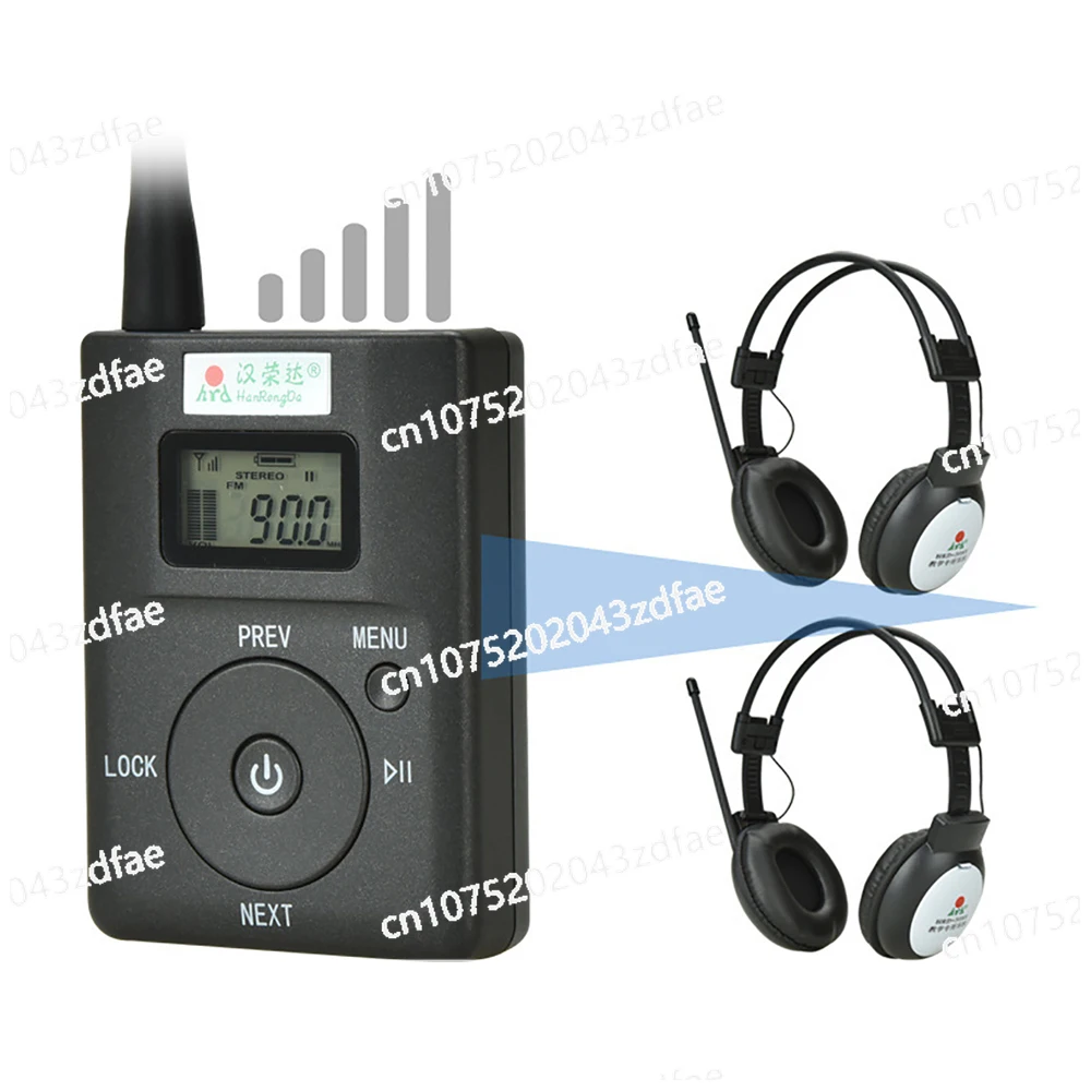 HDR-831 Portable Stereo Digital FM Transmitter Mini Radio with Microphone