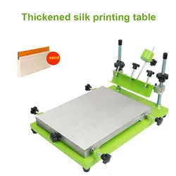 Small Manual Silk Screen Machine Hand Stamping Station Solder Paste Screen Printing Machine Handprint Table Workbench