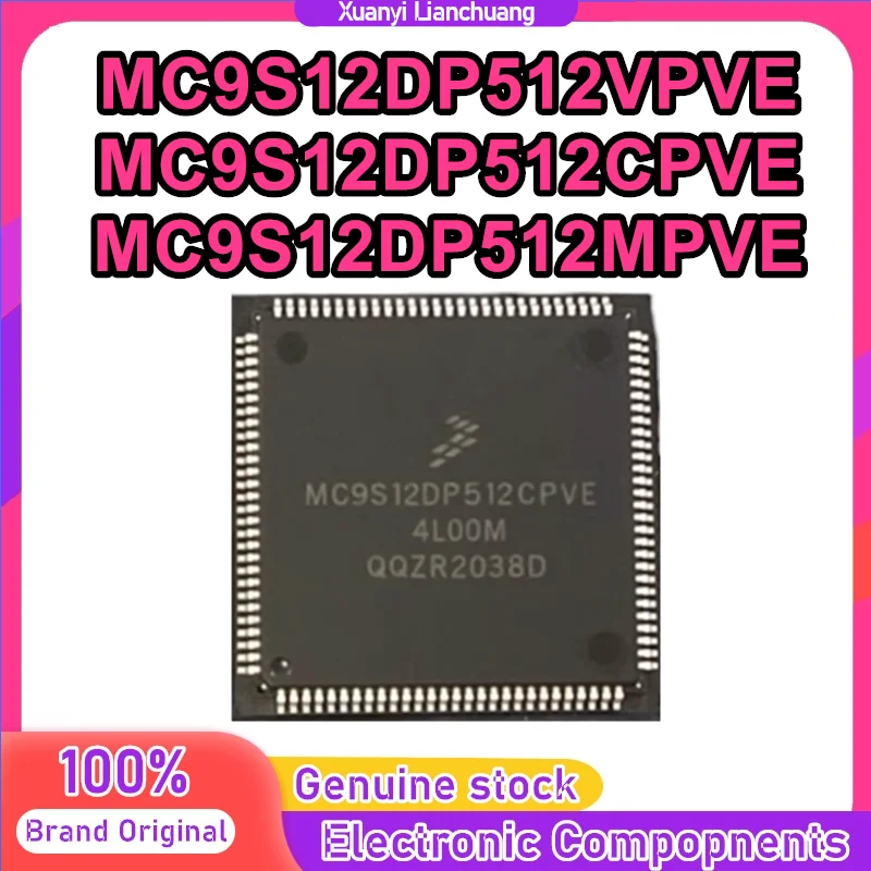 

MC9S12DP512VPVE MC9S12DP512CPVE MC9S12DP512MPVE QFP112 IC Chip 100% New Original in stock