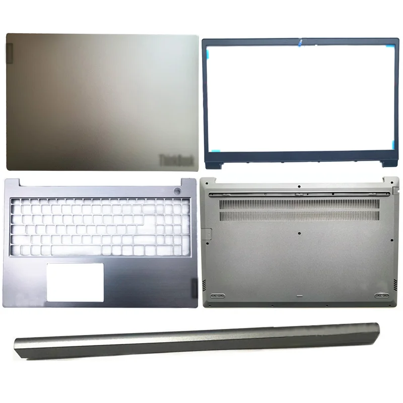 

NEW Laptops LCD Back Cover/Front Bezel/Hinges cover/Palmrest/Bottom Case Computer Case For Lenovo ThinkBook 15 IML IIL Silver