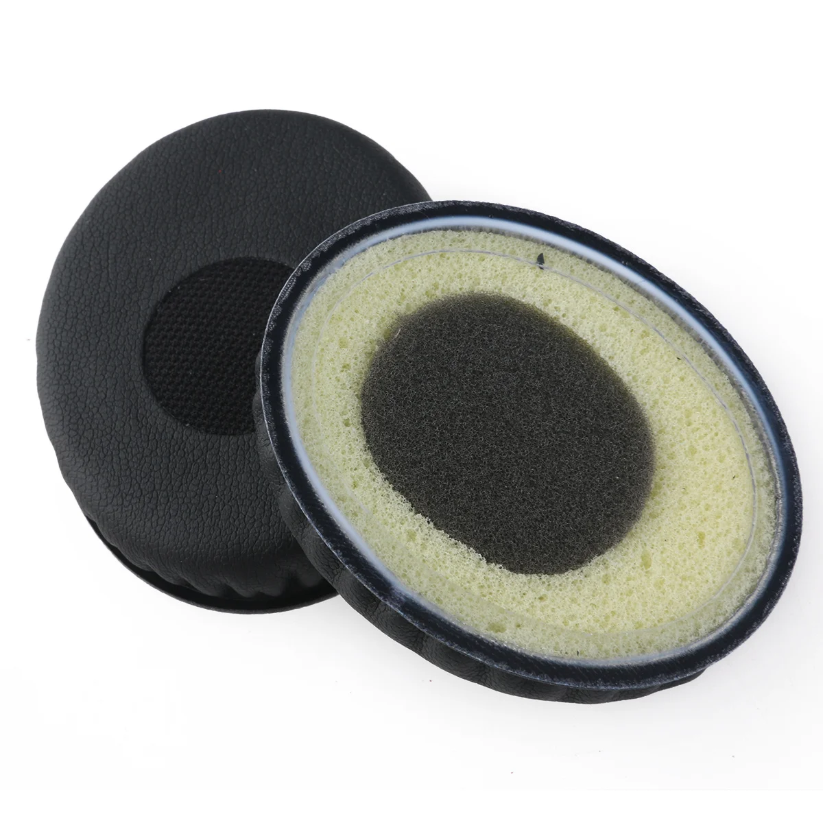 1 زوج أسود بولي Foam رغوة بطانة للأذن ل Hd228 Hd218 Hd219 Hd229 Hd220 استبدال وسائد الأذن باس تعزيز وسادات الأذن ل