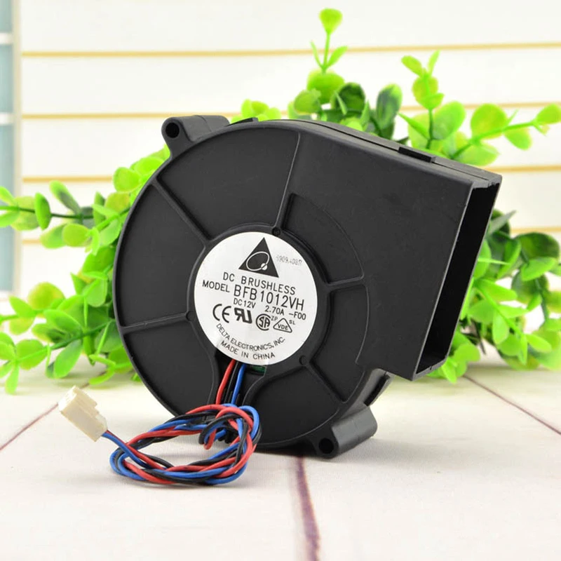 Y+1PC NEW for Delta BFB1012VH 9733 9.7CM 12v 1.80A 3-wire Blower Cooling Fan#XR