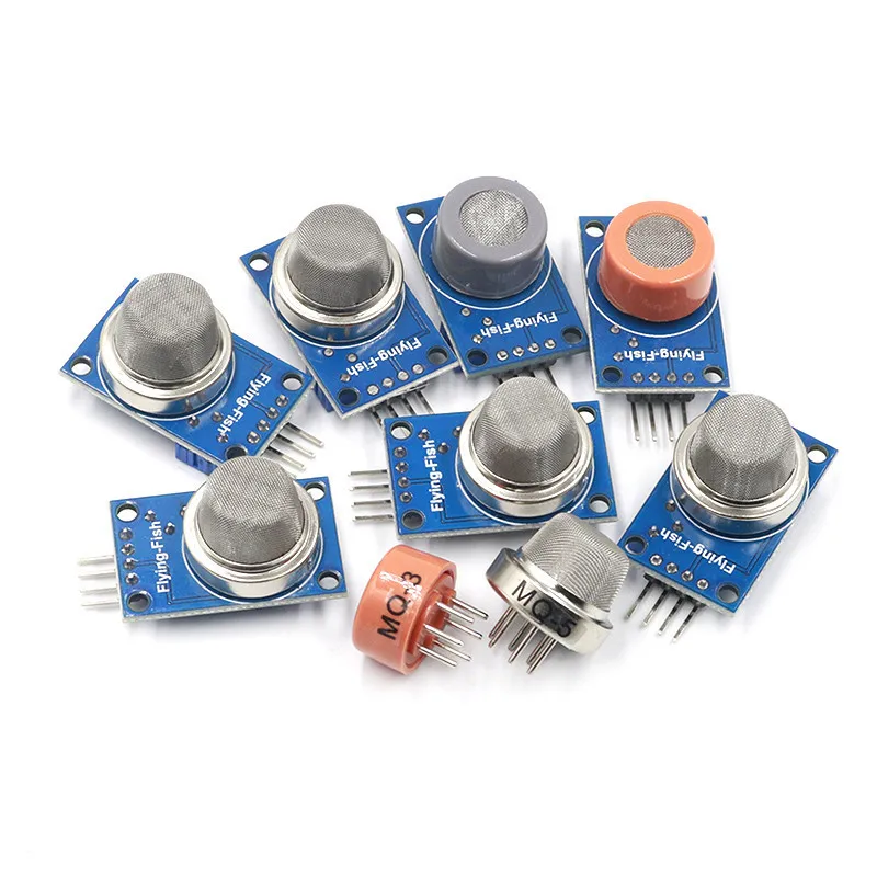 MQ2 MQ3 MQ4 MQ5 MQ-6 MQ-7 MQ-8 MQ-9 MQ-135 Detection Smoke Methane Iiquefied Gas Sensor Module for Arduino Starter DIY Kit