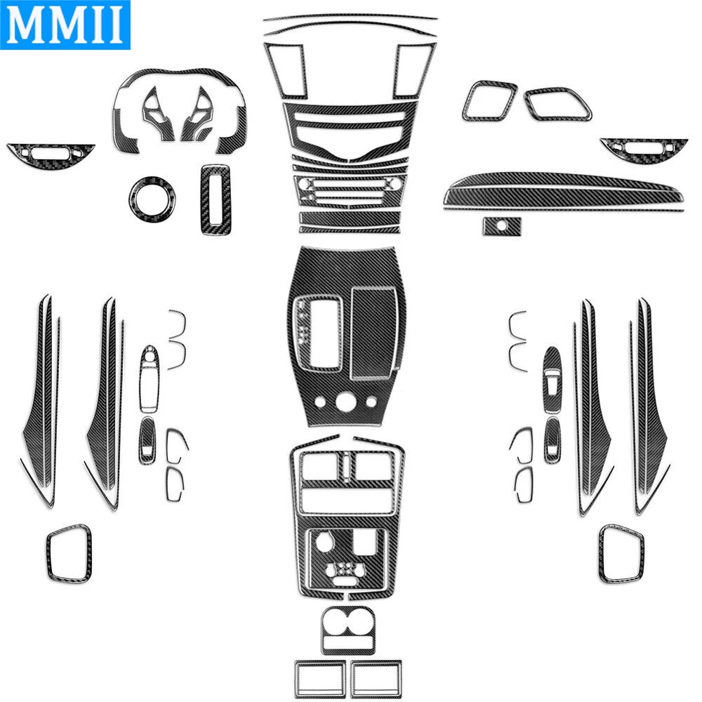 

For Infiniti JX 2013 QX60 2014-2016 Carbon Fiber Gear Shift Air Outlet Window Lift Panel Set Car Interior Accessories Sticker