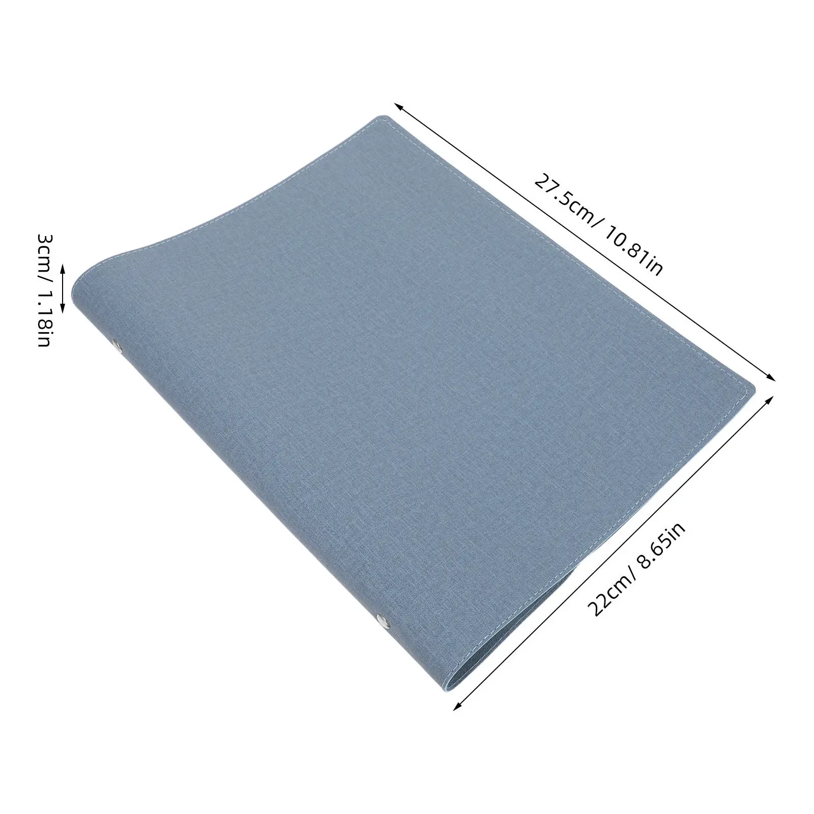 B5 Binder Cover Shell Hole Loose Leaf Notebook Shell Refillable Planner Journal Binder Cover Travel Diary Organizer