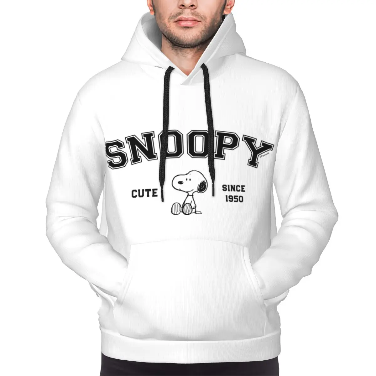 Comic Peanuts Vintage Snoopy Hoodie For Men Women Sweatshirt Graphic Cute Cartoon Dog Kanga Pocket Hoodies Stylish Hoodie