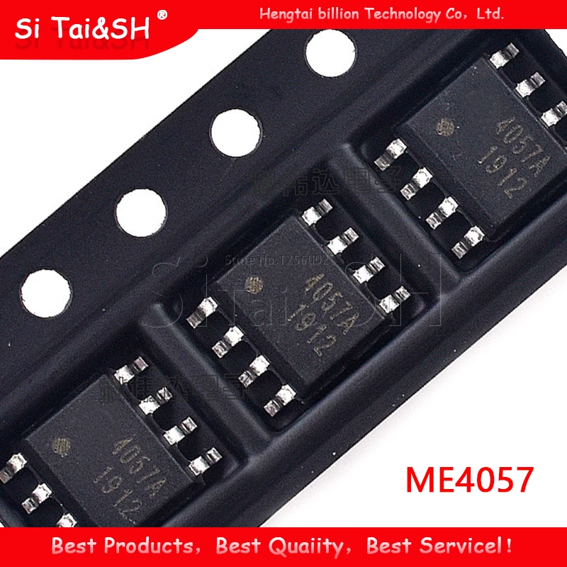 10pcs/lot ME4057 ME4057A SOP8 4.2V lithium-ion battery linear charger mobile IC New spot Quality Assurance