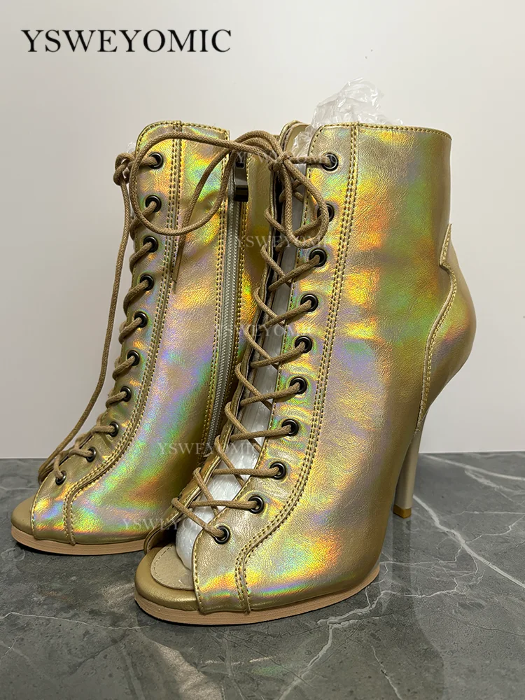 

Shiny Golden Ladies Dance High Heels 11cm 9.5cm Silver Gold Black Stable Latin Salsa Heels Dance Shoes For Heels Party