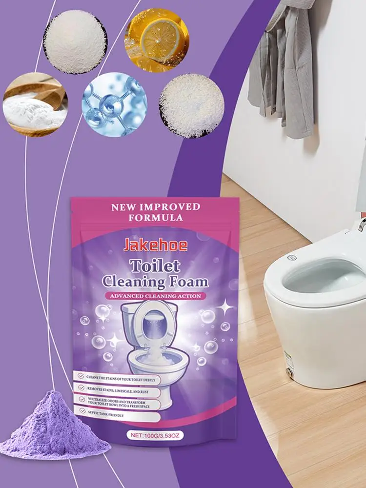    1/2/3/4/5/10 stuks (Koop 6, krijg 4 gratis) Toiletontkalkingspoeder Verwijdert effectief hardnekkige urine-afzetting Verwijdert geur Langdurig effect - afbeelding 2