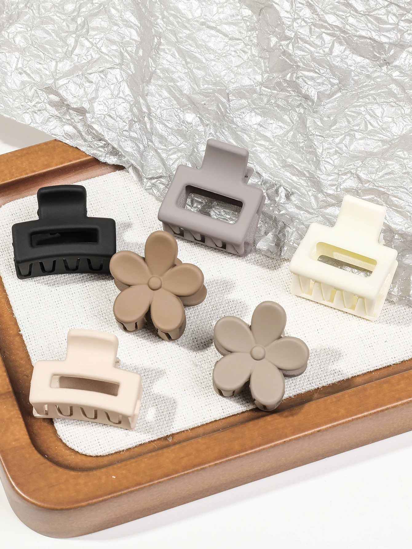 20 PCS Small Hair Clips for Women & Girls, Durable Matte Claw Clips for Thin Hair, Strong Hold NonSlip Cute Mini Hair Clips image 2