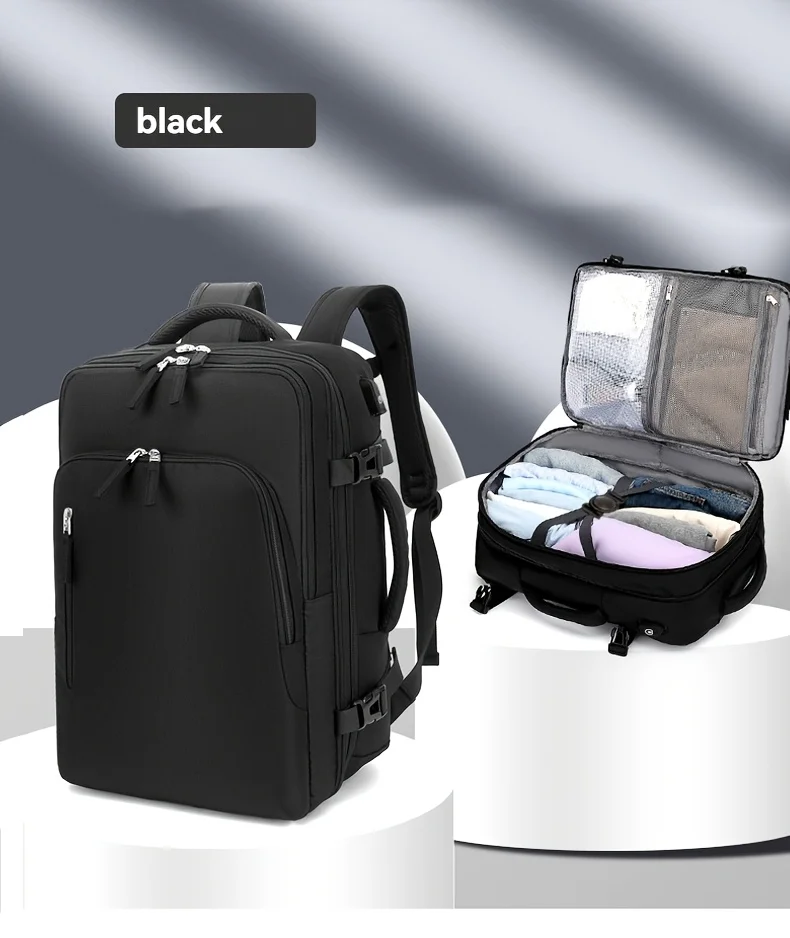 Travel Backpack for Women Men, 15.6 Inch Laptop Backpack Carry On Flight Approved Large Capacity Weekender Overnight Bag, Waterp