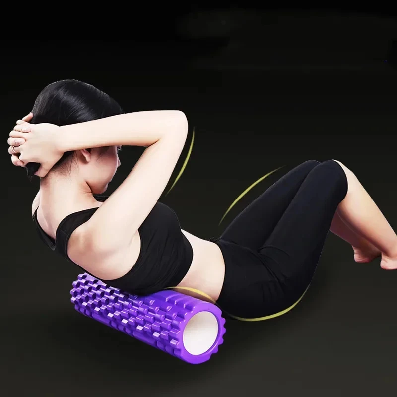 

1pc Yoga Column Gym Fitness Foam Roller Pilates Yoga Practice Back Muscle Massage Roller Soft Yoga Block Muscle Roller Stick