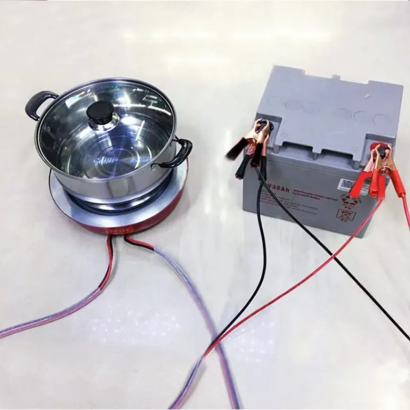 

Solar cell powered portable heating cooker 12v 400W for outdoor use