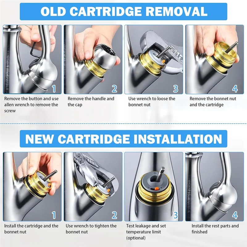 A64Z Filter Replacement Forsingle Handle Kitchen Andbathroom Faucet Repair Parts Universal Triangle Faucet