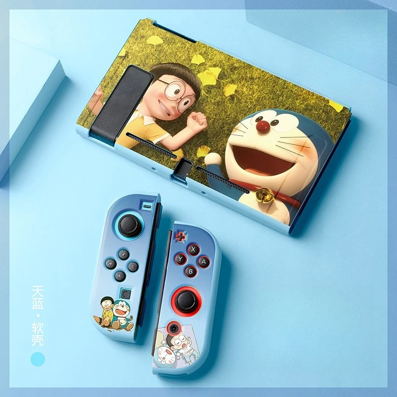 حافظة واقية لمفتاح عبقور الكرتونية لجهاز نينتندو سويتش 2 NS2 OLED وحدة تحكم ألعاب ناعمة من البولي يوريثان الحراري ديكورات شل هدايا