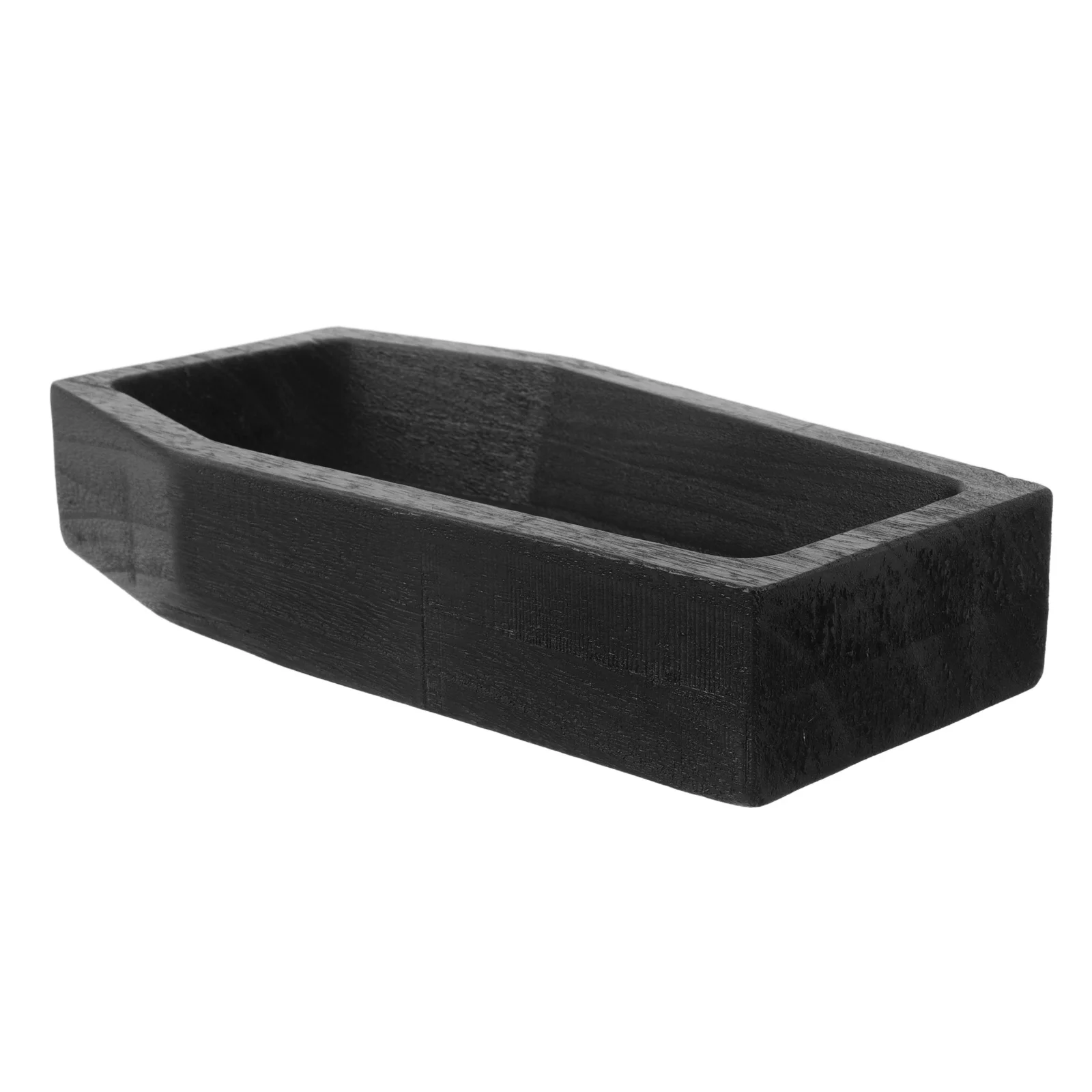 

Wood Coffin Shaped Tray Halloween Rustic Fruit Snack Food Serving Board Party Charcuterie Platter Wood Decorative Tray