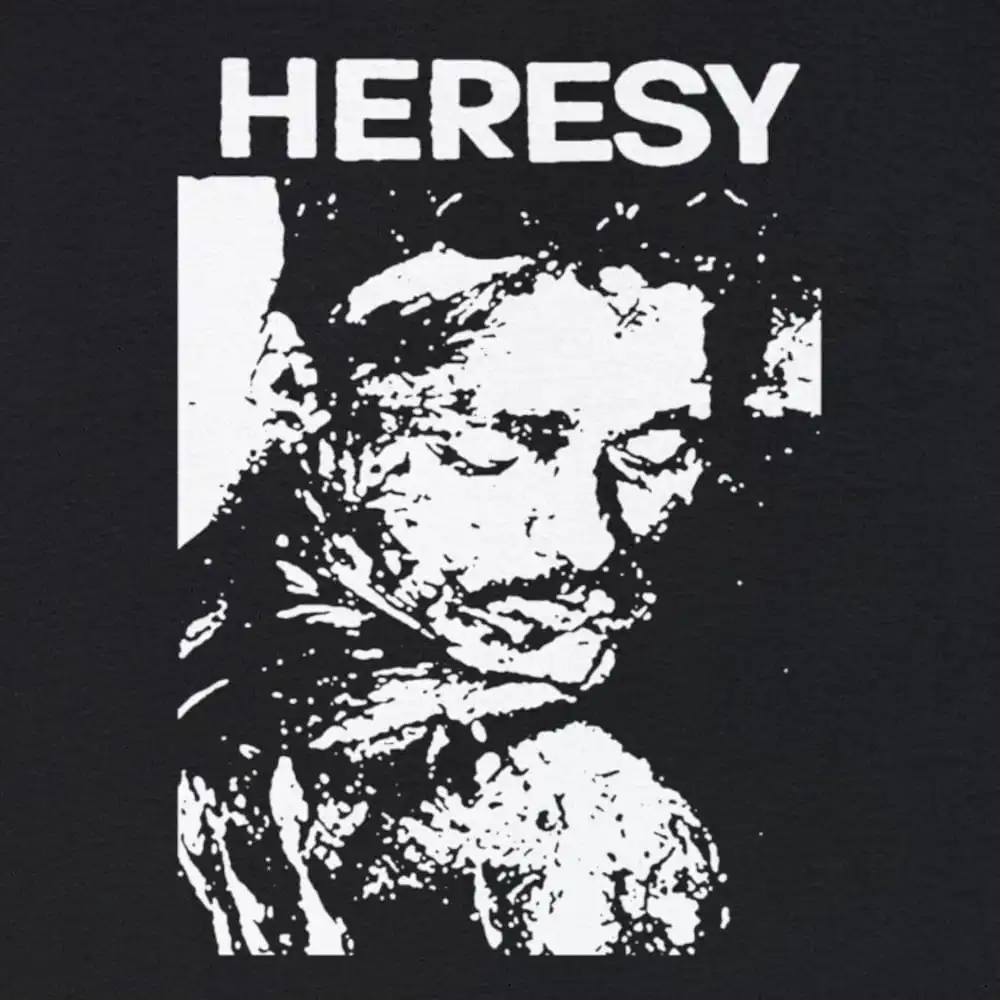 Heresy Shirt Hardcore Fastcore Punk Larm Ripcord Cyptic Slaughter D R I Siege