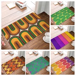 Anti-slip Bath Mat Bathroom Small Rug Shower Mat Home Decor Door Mat Kitchen Mat Bedroom Entrance Room Mats Floor Carpet vintage