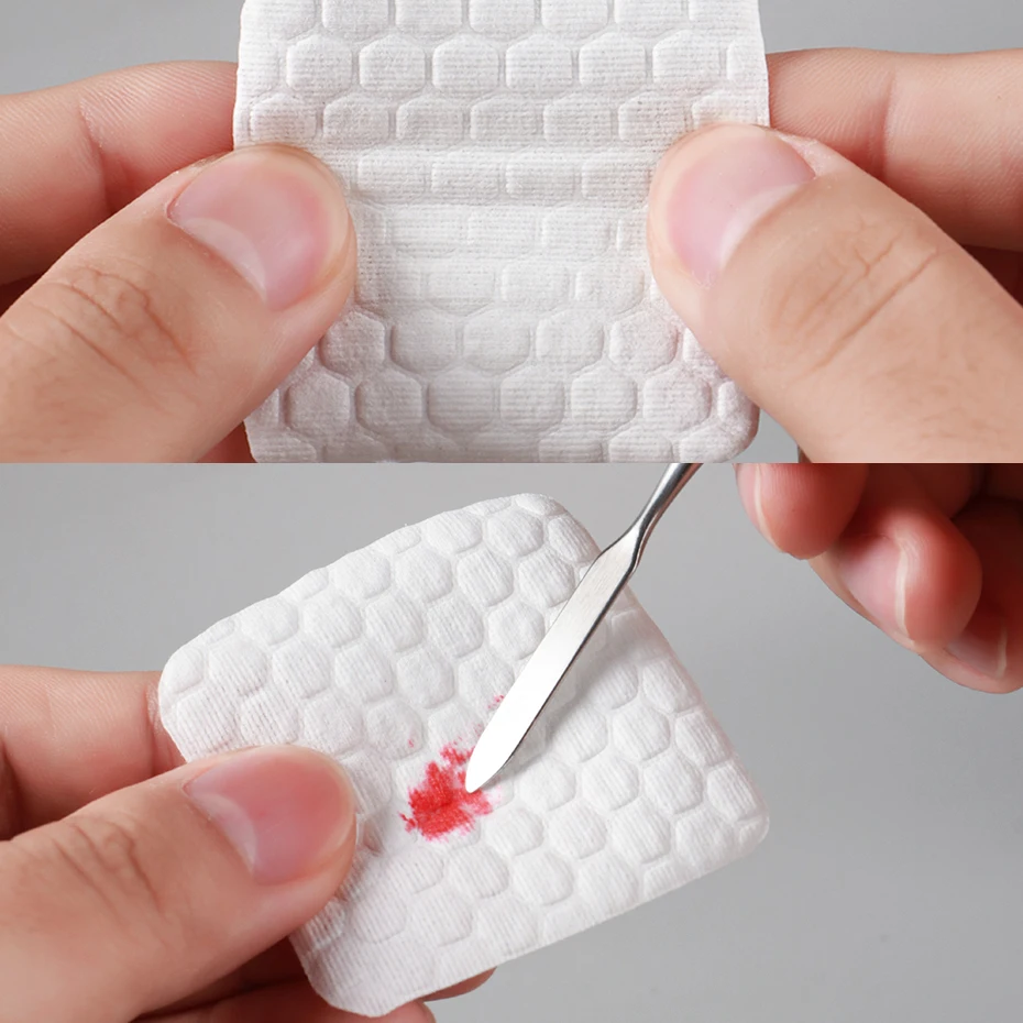 200 szt. Perłowe płatki do usuwania lakieru, bezpyłowe, profesjonalne płatki do paznokci, płatki do usuwania lakieru, płatki kosmetyczne do czyszczenia powierzchni paznokci, narzędzia.